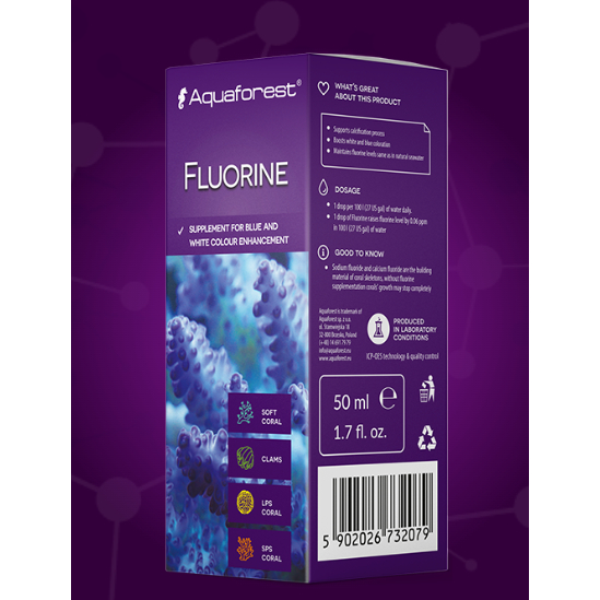 AF Fluorine 濃縮氟離子添加劑 50ML Aquaforest【♬♪貓的水族♪♬】