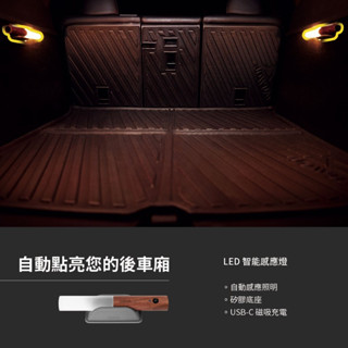 【jowua】 led智慧感應燈座組 感應燈 tesla 後行李廂 氛圍燈 露營燈