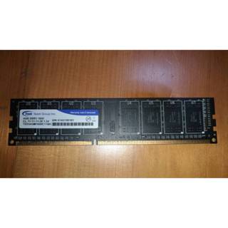 桌電記憶體 Team 十銓 DDR3 1600 4GB 單面顆粒 寬版 TED34GM1600C11BK