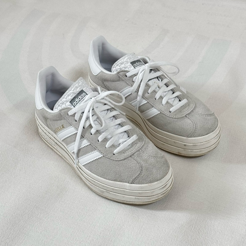 (二手) Adidas Originals Gazelle Bold厚底灰色 女鞋