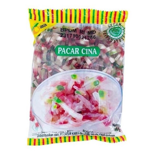 PACAR CINA CAP SEKOTENG JERUK 石榴粉條