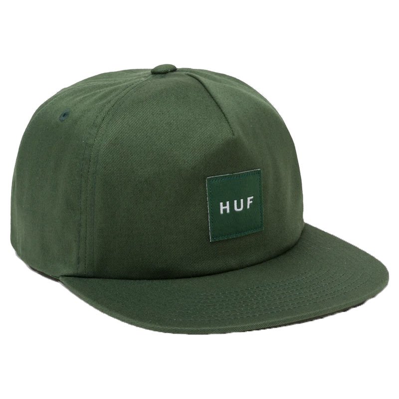 【HUF】E12403 SET BOX SNAPBACK 棒球帽 / 六分割帽 (綠色) 化學原宿
