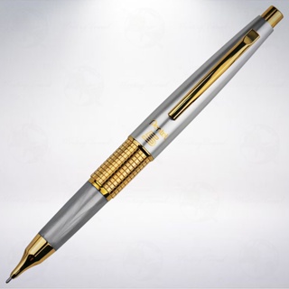 日本 Pentel Kerry 万年CIL 限定版自動鉛筆: 銀金色