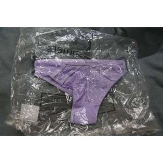 英國知名品牌 ANN SUMMERS 丁字褲 SIZE S 淺紫色 亞洲的M號