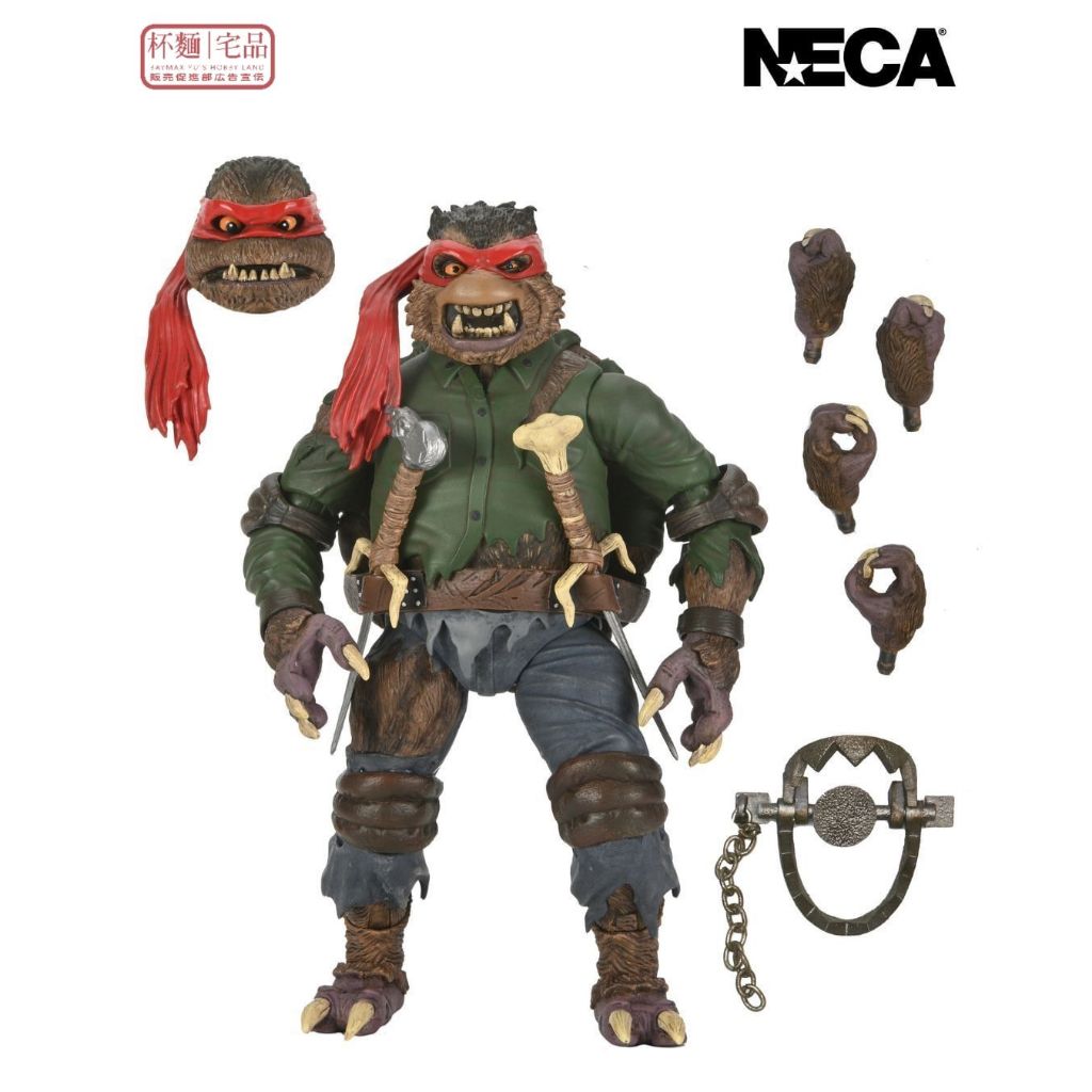 【杯麵宅品】第一季預購!  NECA 環球怪物 忍者龜 拉斐爾 狼人 7吋可動