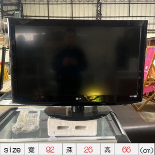 臺中二手家具【 液晶電視 37吋 LG 37LH20D 】回收二手家具金廣源