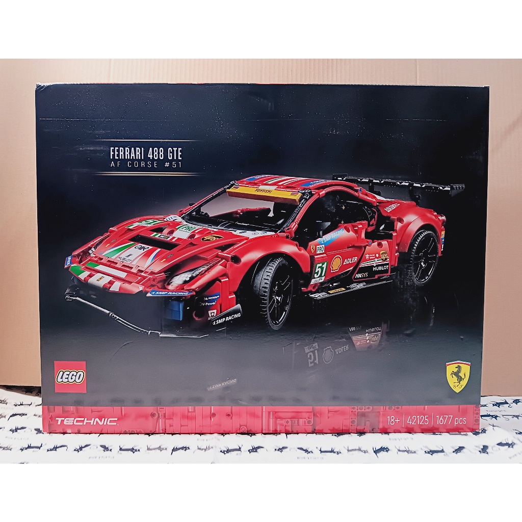 ❤現貨-全新品❤LEGO 科技系列 賽車Ferrari 488 GTE “AF Corse #51” 42125 好市多