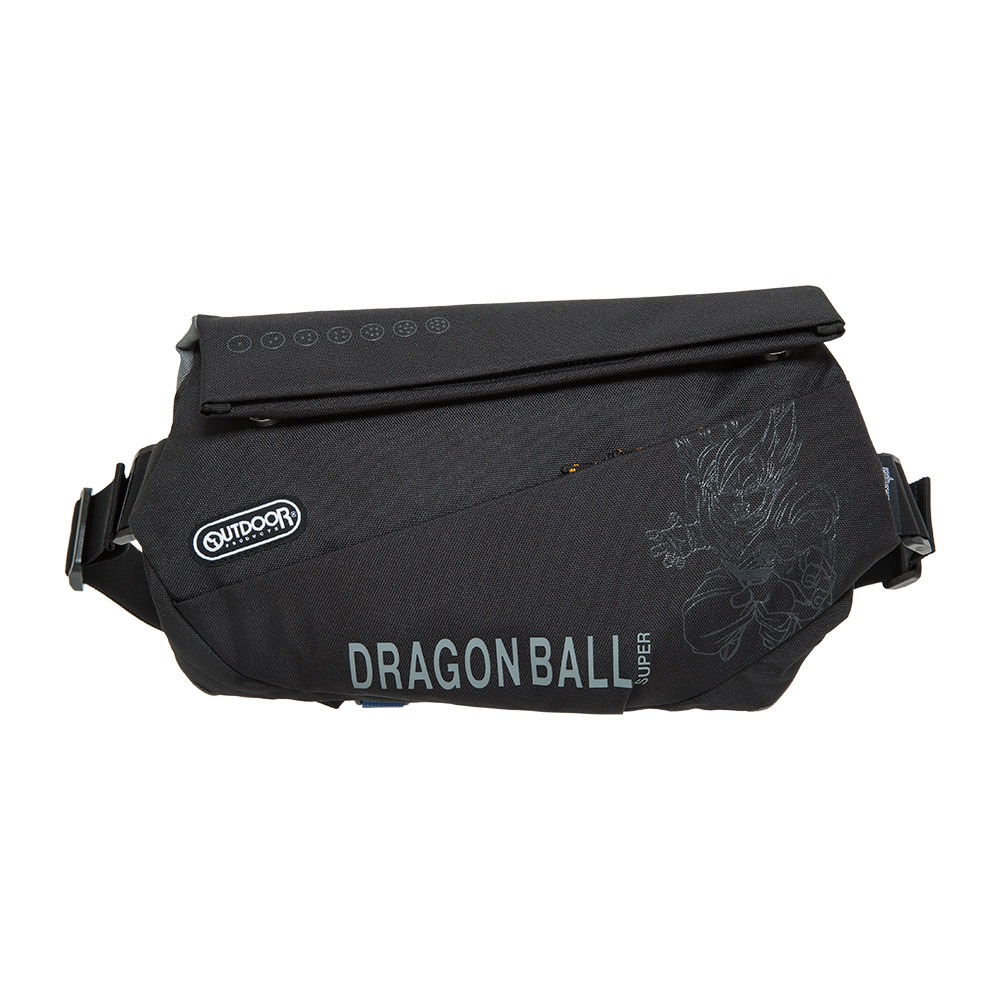 【OUTDOOR】DRAGON BALL SUPER七龍珠超-悟空二用側肩包-黑色 ODDB23I04BK