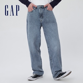 Gap 男裝 寬鬆牛仔褲-藍色(462864)