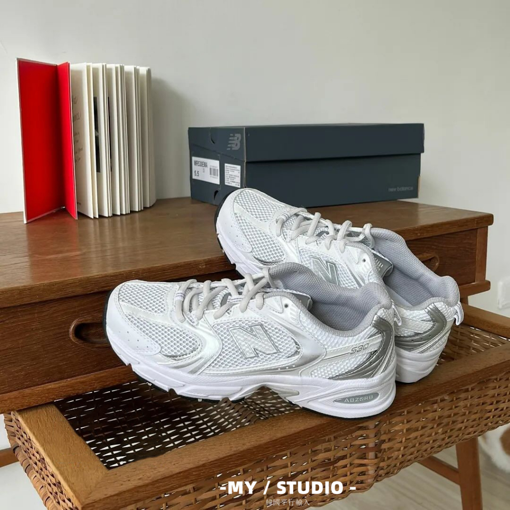 MY- New Balance 530 慢跑鞋 老爹鞋 銀白 銀色 MR530EMA
