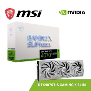 MSI 微星 RTX 4070 Ti SUPER 16G GAMING X SLIM WHITE 顯示卡