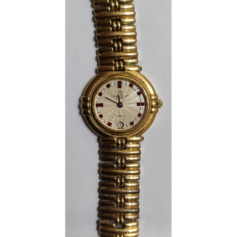 二手伯納錶ChristianBernard女錶（包18K金）石英機芯法國