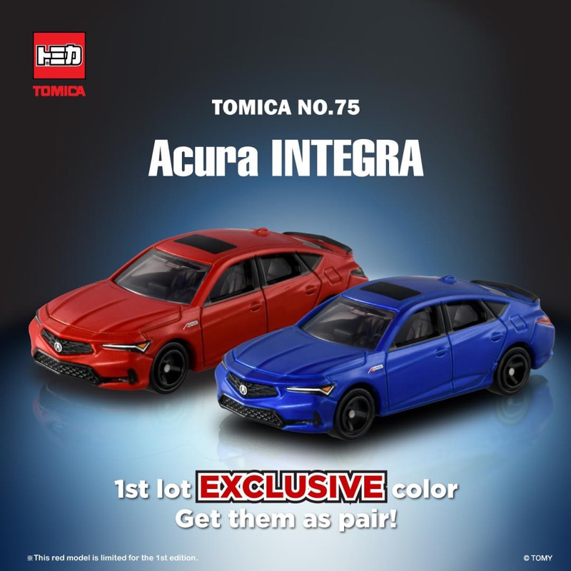 【翔運動】附發票 現貨 1月新車 TOMICA No.75 Acura lntegra Tomica小汽車 多美小汽車