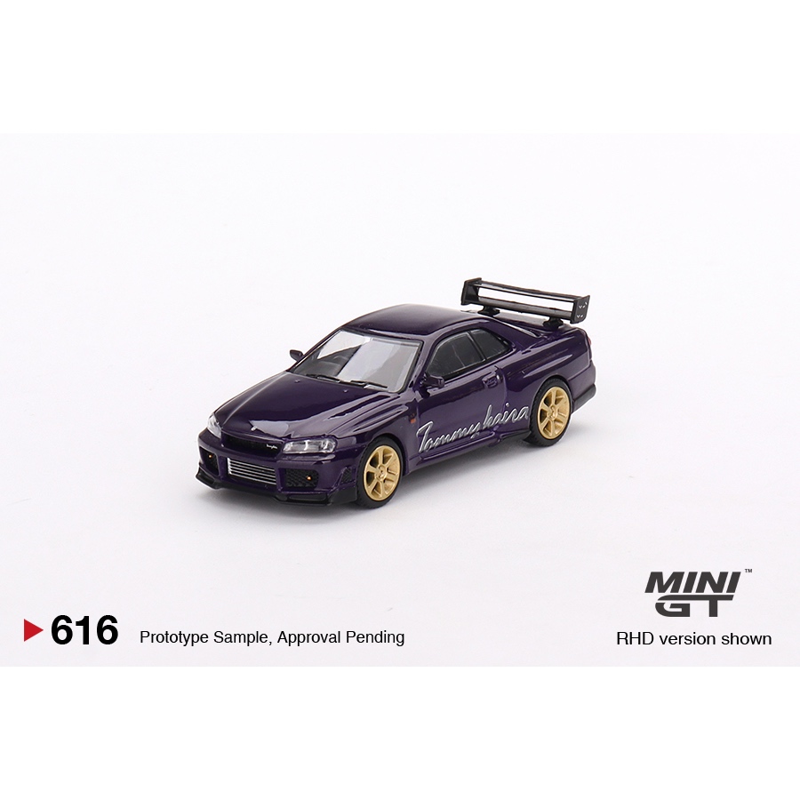 ⭐️STAR GOLD 積金⭐️MINI GT #616 Nissan Skyline GT-R (R34) 午夜紫