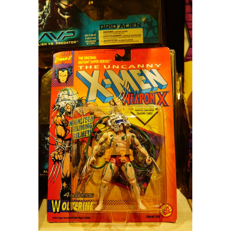 現貨 稀有絕版1992 Marvel 實驗室 weapon X 金鋼狼 X-men toybiz  TOYBIZ