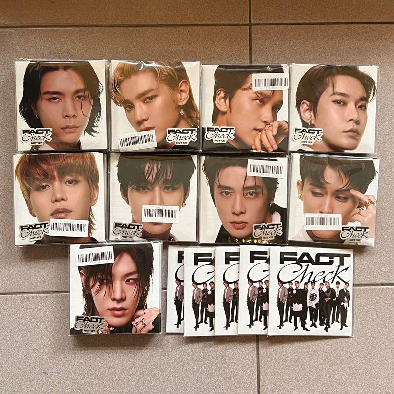 NCT127 fact check 未拆專 單封 特典專 日本限定Exhibit版 馬克在玹道英廷祐泰容悠太楷燦泰一
