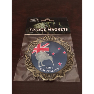 新品紐西蘭國旗國家鳥奇異鳥圓型磁鐵冰箱貼