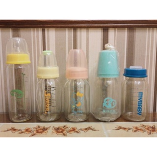 【二手】玻璃奶瓶/PP奶瓶/標準口徑120ml