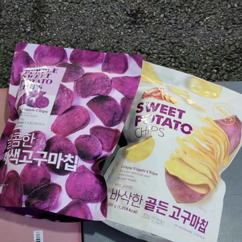 🎀韓國直送✈️黃金薯片/紫薯片/南瓜薯片（200g)