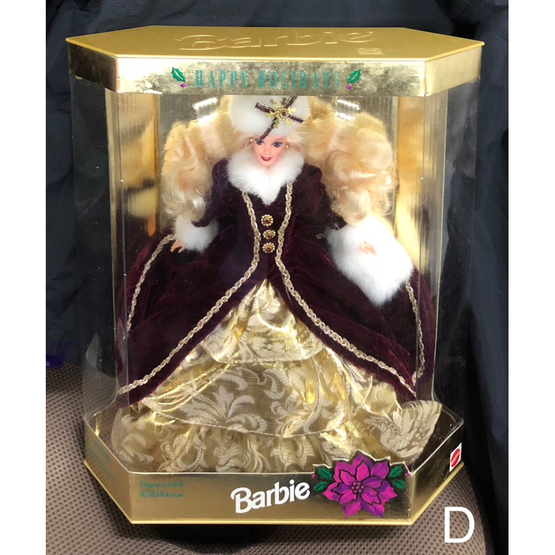 現貨 1996 Barbie Happy Holidays Christmas Barbie -D快樂假期聖誕芭比