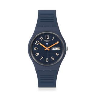 【SWATCH】 Gent 原創系列手錶 TRENDY LINES AT NIGHT (34mm) 錶 SO28I700