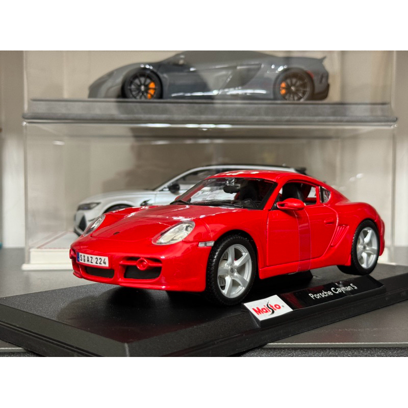 【佛系賣家】Maisto Porsche Cayman S 保時捷 跑車 1/18 禮物 模型車 生日禮物 Costco