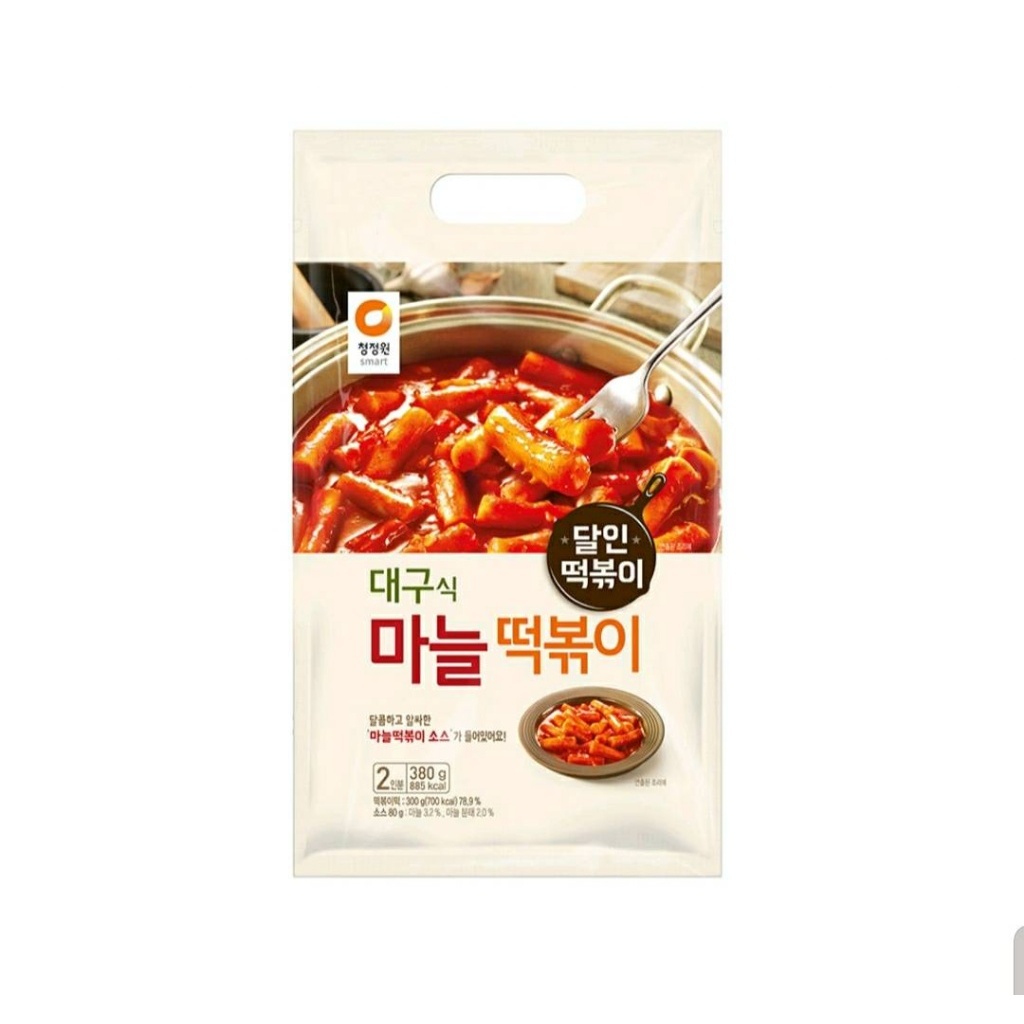 [現貨]韓國 大邱式 香蒜炒年糕即食調理包 380g