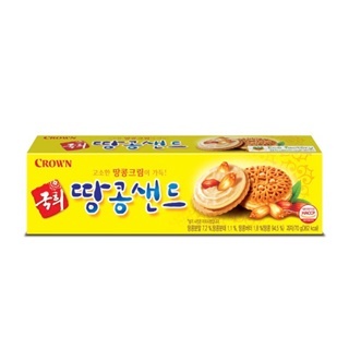 韓國 Crown 皇冠 花生夾心餅  70g 花生餅乾 夾心餅乾 皇冠花生夾心餅乾