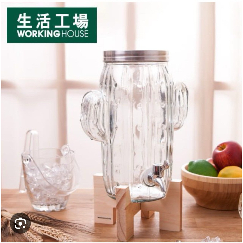 生活工場 working house 仙人掌飲料罐 4L