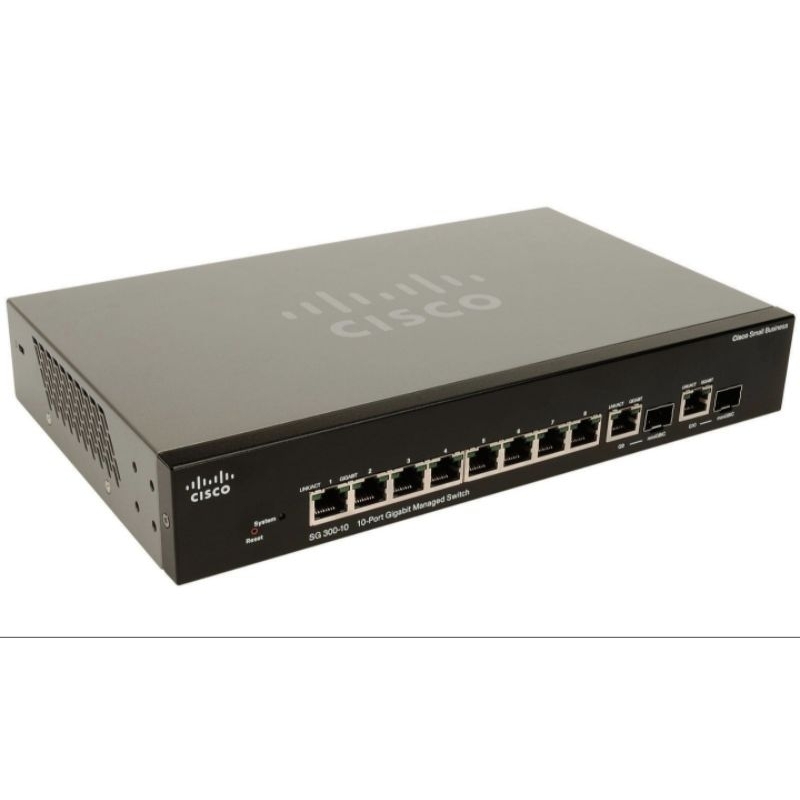 Cisco SG300-10 10-Port Gigabit Switch