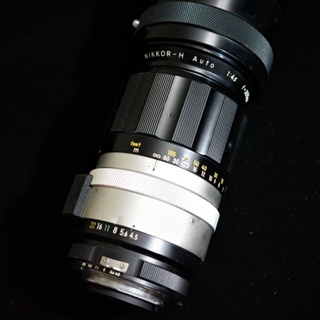 《二手鏡頭》NIKON Nikkor-H Auto 300mm F/4.5 AI鏡尾 老鏡 定焦鏡 大光圈 稀有收藏