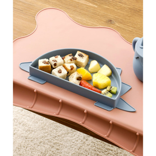 =miCHIlin 米其林=日本3coins 寶寶矽膠餐盤 自主用餐 副食品 寶寶輔食