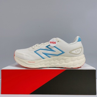 New Balance NB 女生 米白色 D楦 舒適 緩震 運動 慢跑鞋 W680LH8