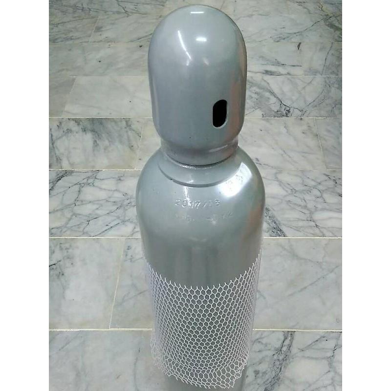 TIG氬焊機、全新氬焊焊接用7L(1米)、10L(1.5米)氬氣鋼瓶(有水檢環、商檢標章)(含帽蓋)(已灌氬氣)
