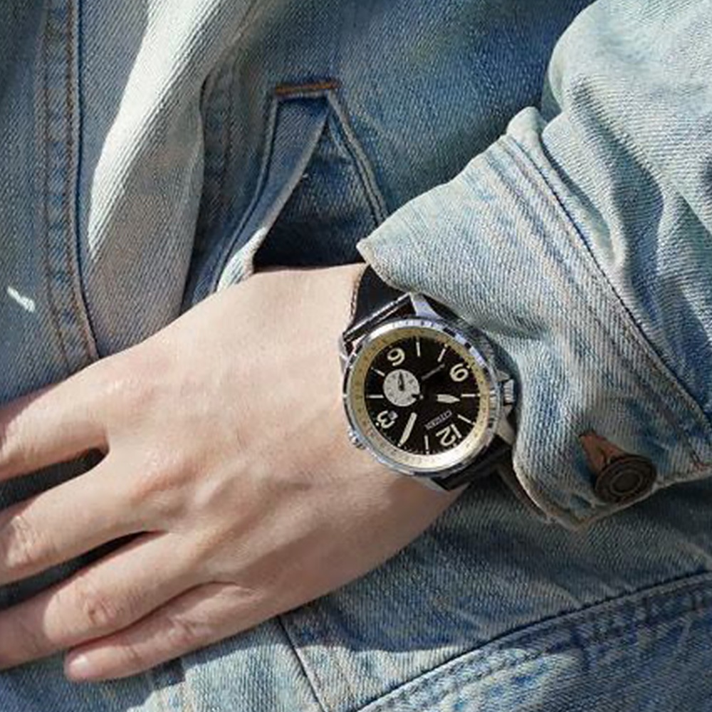 ⏰ACE愛時⏰CITIZEN 星辰 Future Force NJ0140-17E 日期顯示 皮帶 自動機械錶 42mm