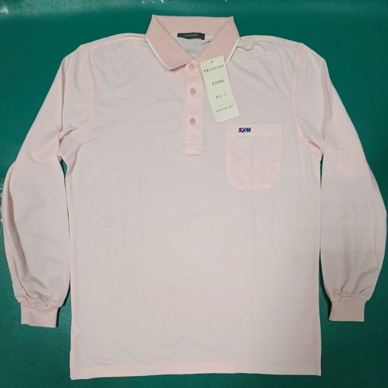 日本 Crocodile 鱷魚牌 全新 高級立體織法 純棉 優雅 質感 長胸 Polo衫 L號（XL可穿）