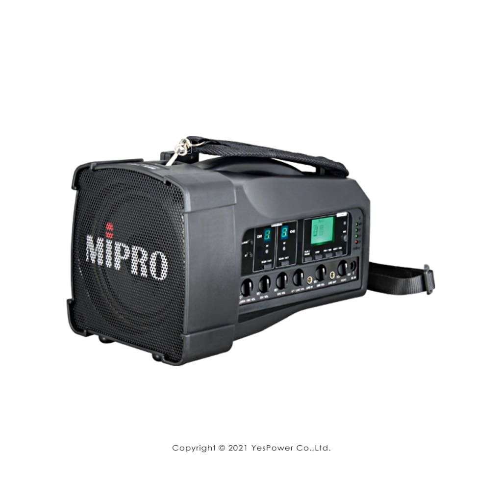【含稅＊來電優惠送背包】MA-100D MIPRO 雙頻道迷你無線喊話器