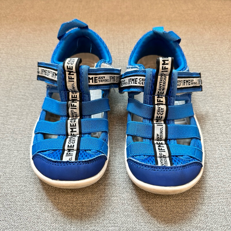 ( 二手 ) ifme涼鞋 亮藍色18cm 無鞋盒