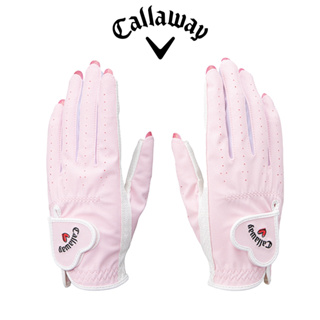 【Callaway 卡拉威】NAIL DUAL GLOVES '23 女士 高爾夫球手套 (雙) 粉色
