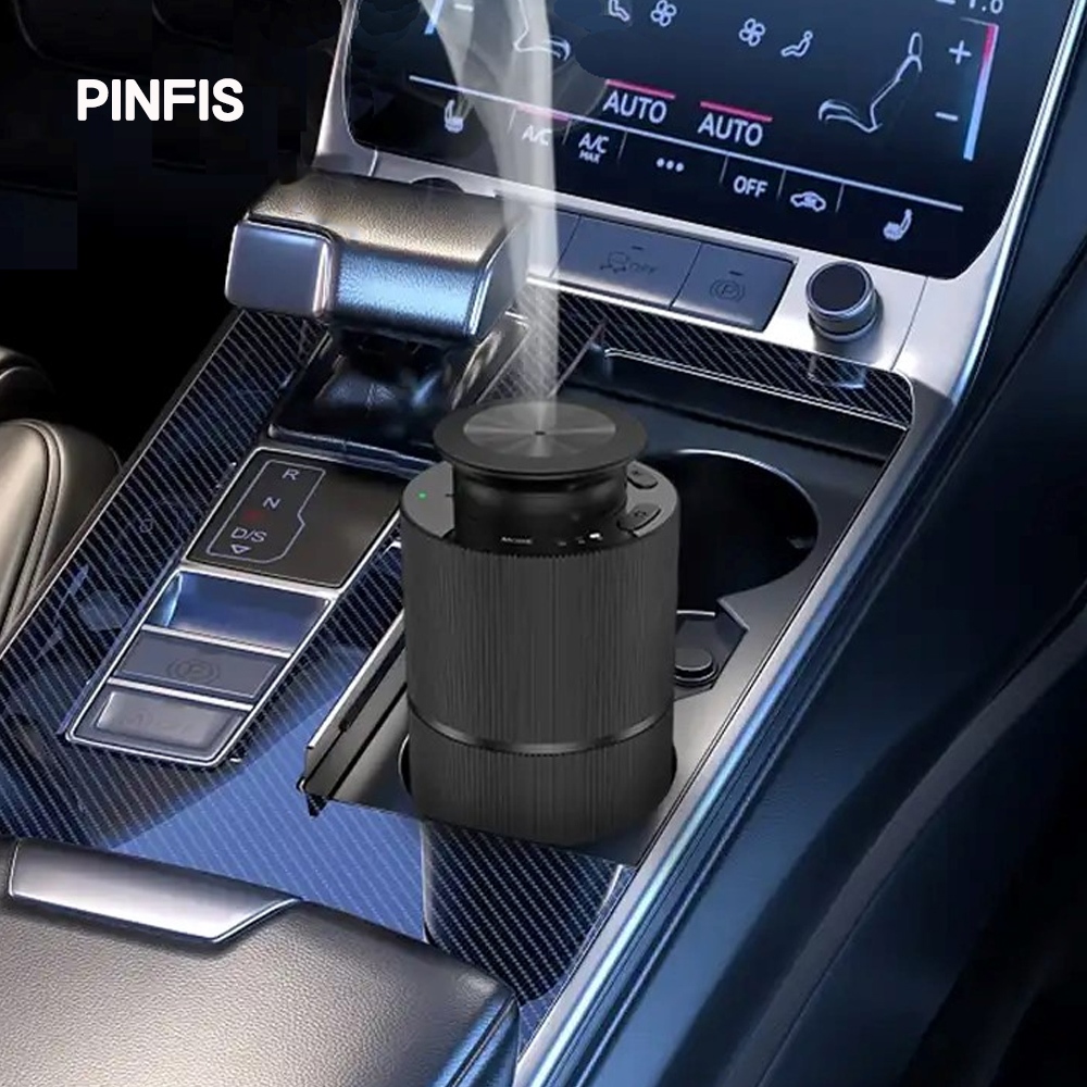 【品菲特PINFIS】智能擴香儀 車用香氛機-鋁合金(贈有機甜橙精油10ml)