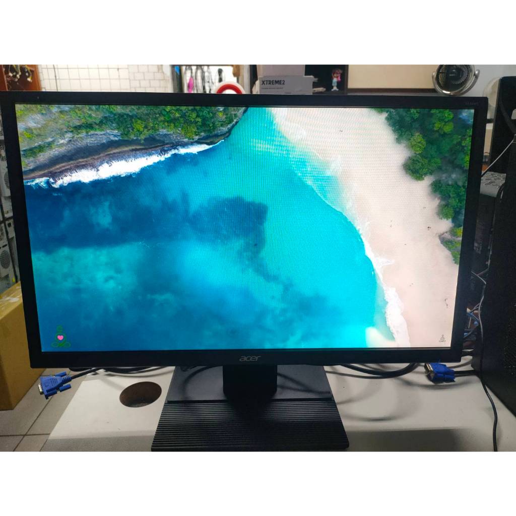 元氣本舖二手 ACER 24吋 LCD HDMI/VGA螢幕-型號V246HYL HDMI 無喇叭 保1個月