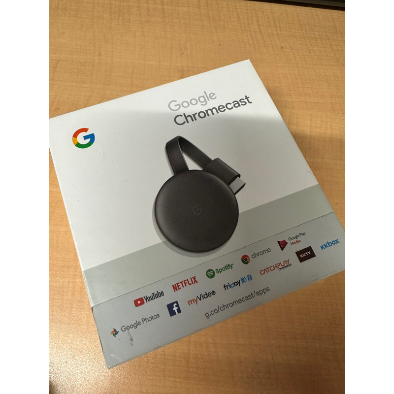 （已預定）Google Chromecast第三代HDMI高畫質電視棒/媒體串流播放器