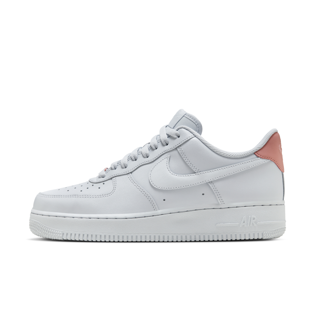 NIKE AIR FORCE 1 'DUSTY ROSE' 白珊瑚粉 皮革 低筒休閒鞋 男鞋【HF0729-001】