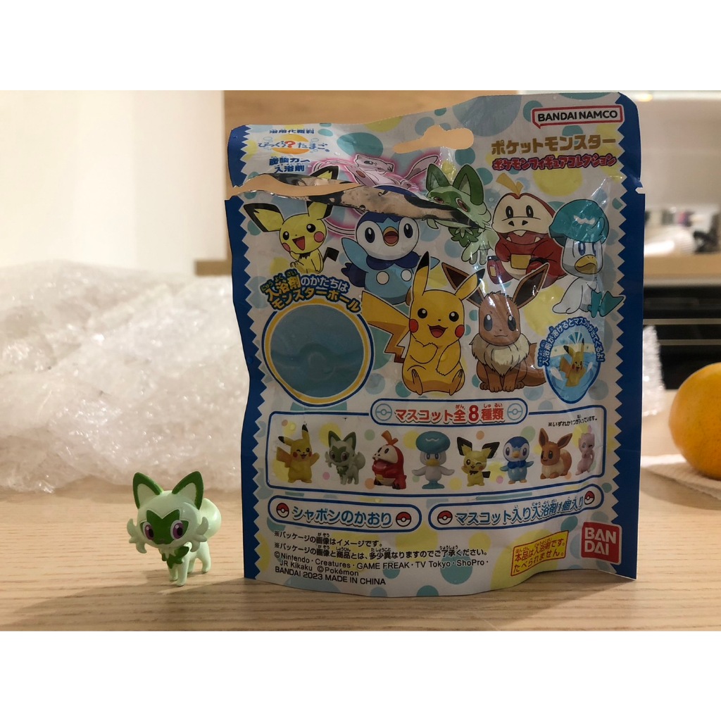 精靈 寶可夢 入浴球 確認款 新葉喵 公仔 萬代 浴劑 神奇寶貝 洗澡 口袋怪獸 玩具 Pokémon Bandai