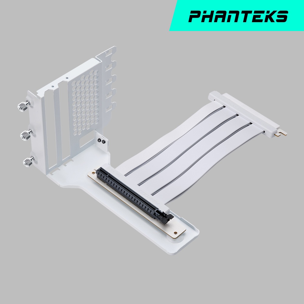 Phanteks 追風者PH-VGPUKT4.0_03R_WT直立式GPU顯卡支架/PCIE4.0 顯卡延長線/白