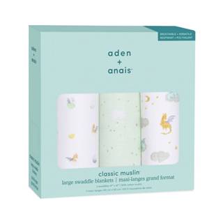 【Aden & Anais】經典多功能包巾3入/飛龍在天