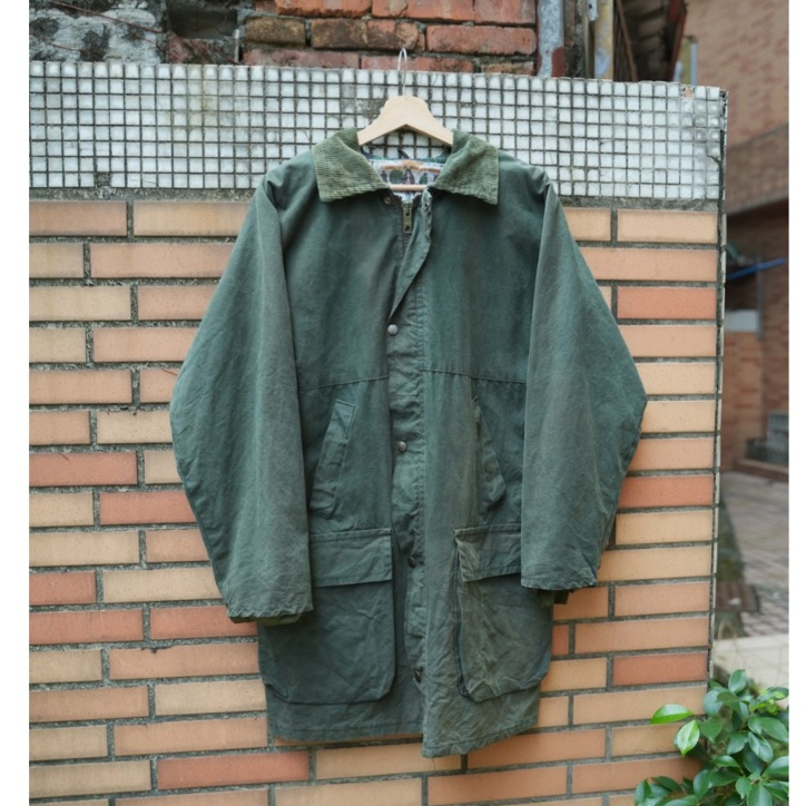 『魁KUI-VINTAGE』古著 80s Quality country&amp;leisure wear 蠟布外套 英格蘭製