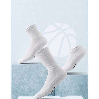 「JPOL日本連線代購 」毛巾底 厚底運動襪 減震 吸汗 中筒 高筒 白襪 非NIKE adidas puma