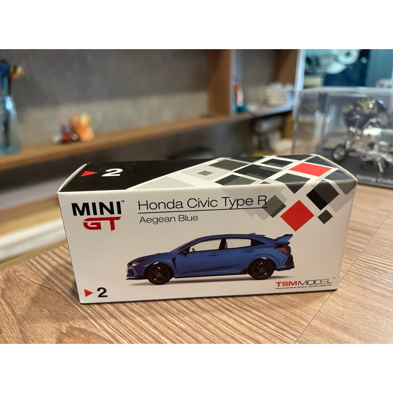 MINI GT Honda Civic Type R 藍 未拆未用，收藏、送禮皆可，請買方看ㄧ下描述再下標