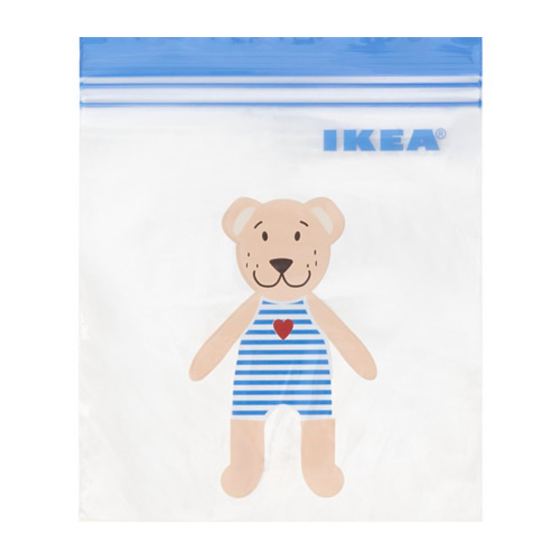 IKEA代購·小熊保鮮袋·餅乾袋·飾品袋·食物保鮮袋·分裝袋·防塵收納